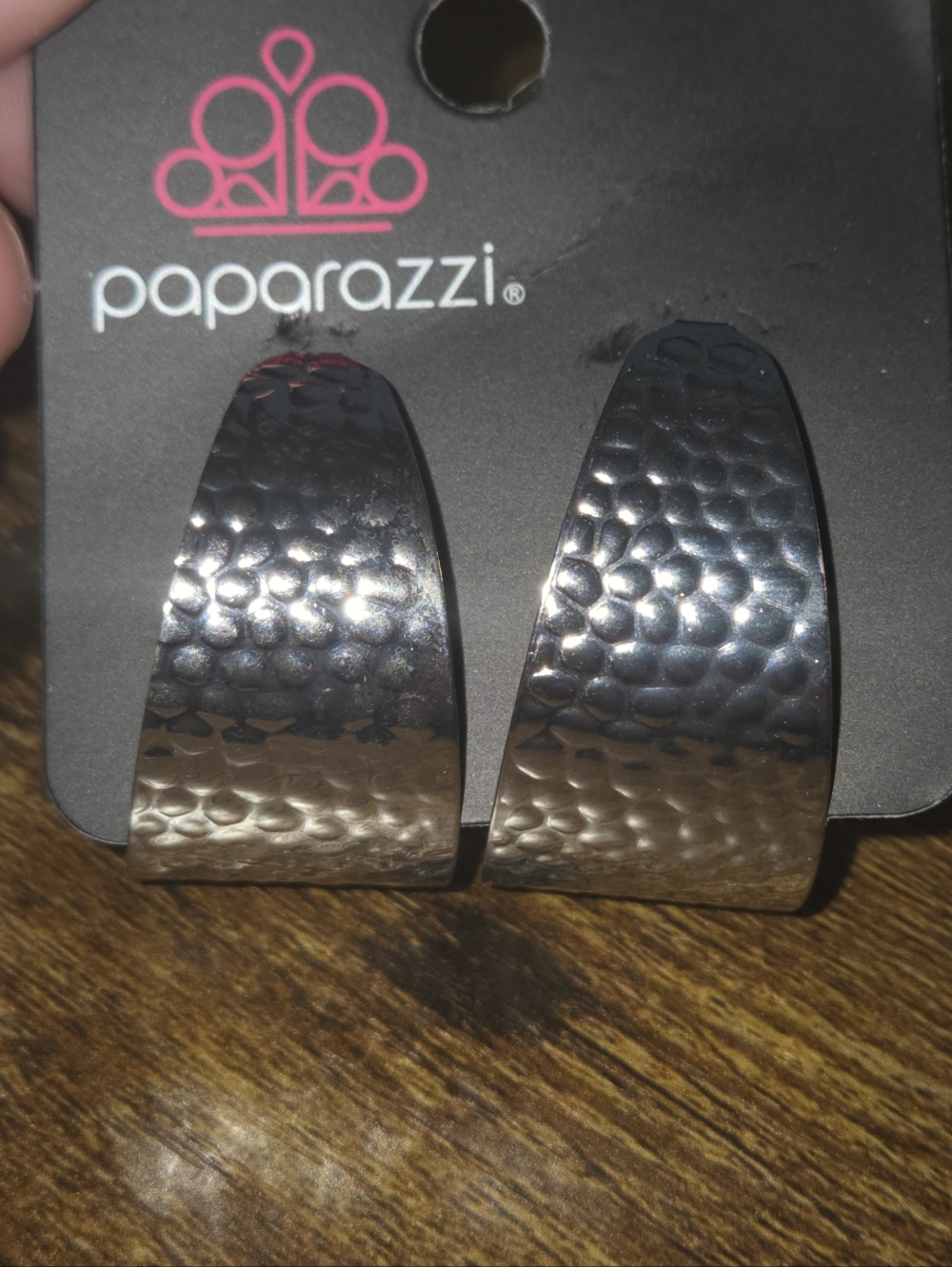 Paparazzi Flatten The Curve - Silver Hoop Earrings New